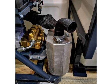 Каналопромывочная машина высокого давления RОМ Compact 140/60, выхлопная система