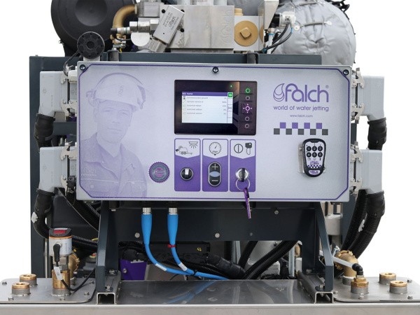 Установка СВД 3000 бар FALCH base jet 250 3000-41-0-d, пульт управления Установка СВД 3000 бар FALCH base jet 250 3000-41-0-d, пульт управления